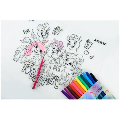 Подложка-раскраска Kite My Little Pony 30х40 см (lp22-424) фото 5