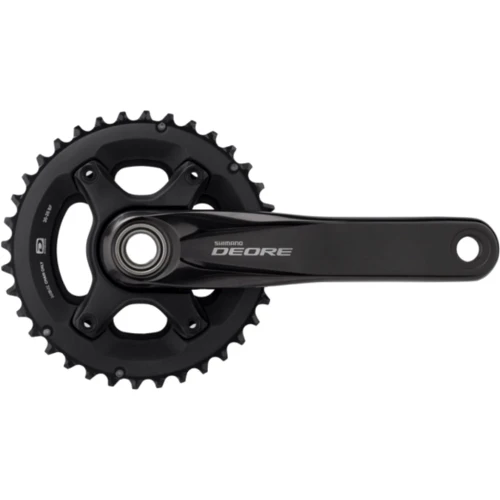 Шатуни Shimano FC-M6000-2 DEORE інтегрована вісь, 175мм 38X28 38X28 10-шв. CL-48,8мм, без каретки (EFCM6000EX88X)
