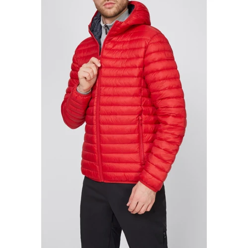 Куртка CMP Man Jacket Fix Hood Blood 30K2747-C929 52 красная демисезонная с капюшоном: Вид Куртки