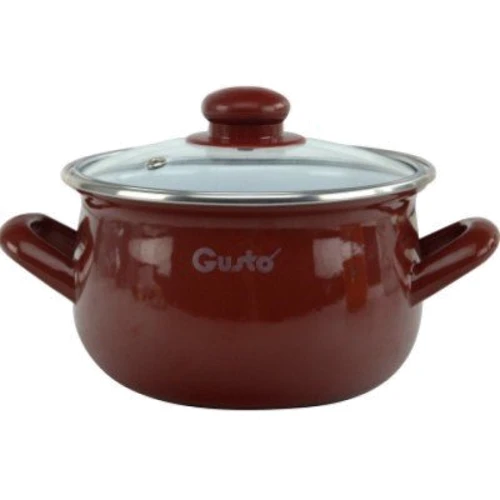 Кастрюля Gusto Ред 24 см 5.7 л (GT-T-124-R)