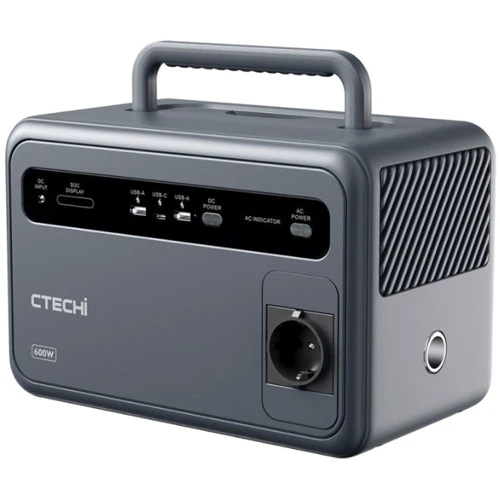 Зарядная станция CTECHi GT600 384Wh 600W Portable Power Station LiFePO4: Особенности модели Чистая синусоида