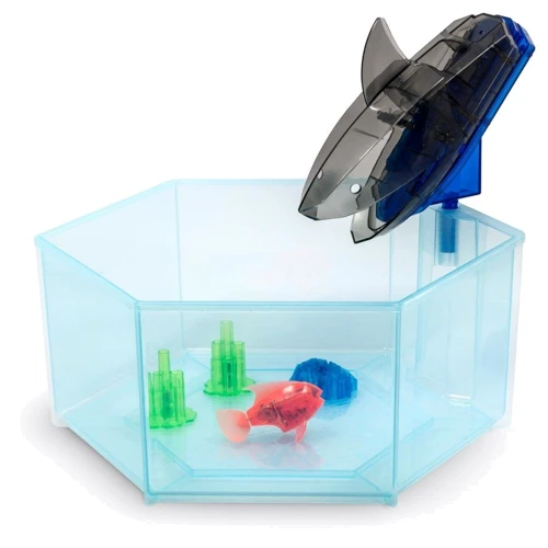 Игровой набор с микро-роботом Аквабот Аквариум с акулой Aquabot Shark Tank (460-3358): Цвет серый
