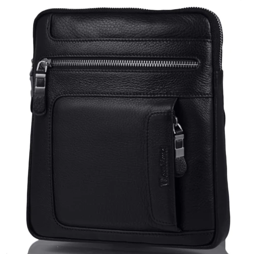 Мужская сумка планшет Wanlima черная (W12015012124-black)