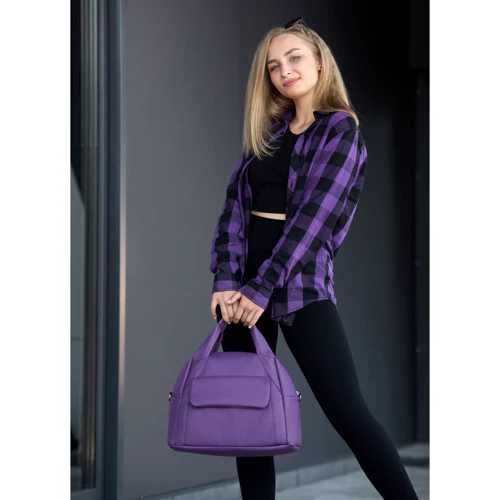 Женская спортивная сумка Sambag Vogue BKS фиолетовая (90153018): Пол Женский