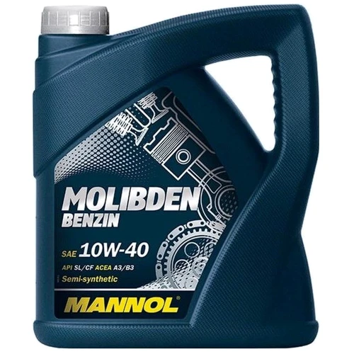 Моторна олія напівсинтетична Mannol MOLIBDEN 10W-40, 4л (MN7505-4)
