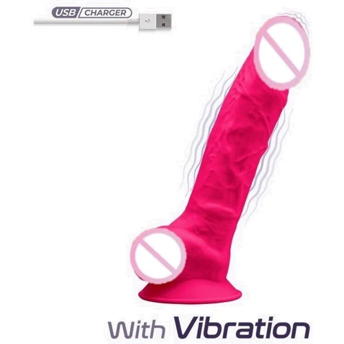 Фаллоимитатор с вибрацией SilexD Vetus Vibro Pink (MODEL 1 size 8in)