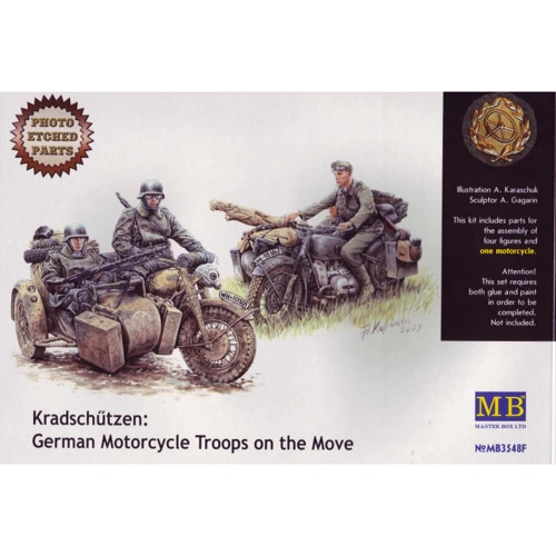 Набор фигурок Master Box Kradschutzen: Германский мотоциклетный взвод (MB3548F): Производитель Master Box