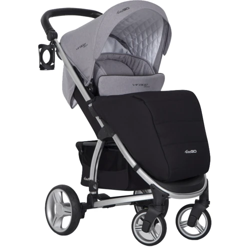 Универсальная коляска 2 в 1 Easy Go Virage Ecco: Ширина шасси 59 см