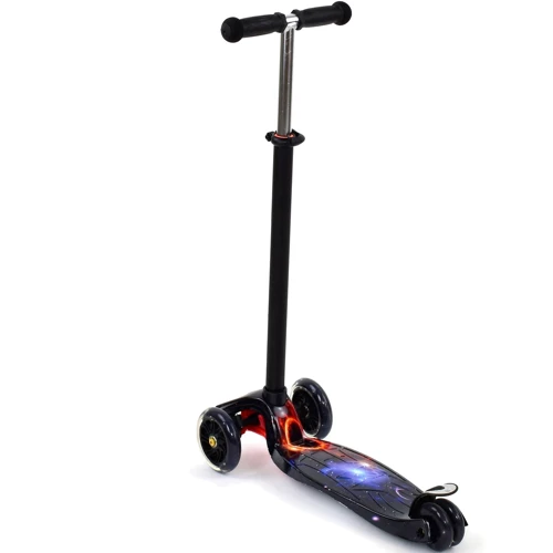 Самокат Best Scooter MAXI Космос Чорний (А24662 / 779-1311): Кількість коліс 4