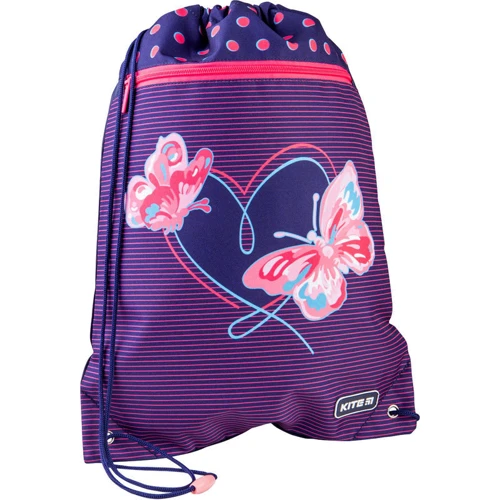 Сумка для обуви с карманом Kite Education Butterflies K21-601M-3