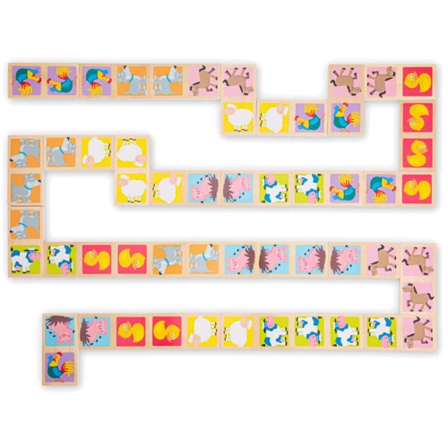 Розвиваюча гра New Classic Toys Доміно - тварини (10835) фото 7