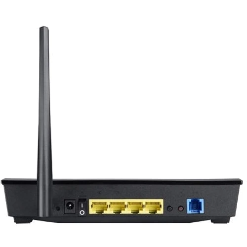 Маршрутизатор Wi-Fi Asus DSL-N10 B1: Максимальная скорость 150 Мбит/с (802.11 b/g/n)