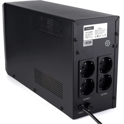 Vinga LCD 2000VA metall case (VPC-2000M): Особенности С дисплеем, Холодный старт