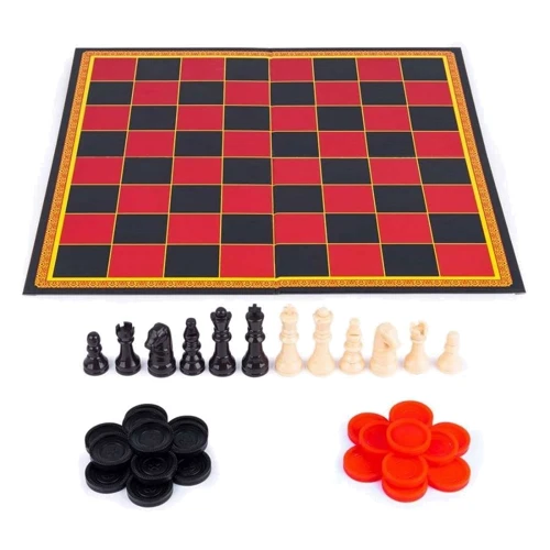 Игровой набор Spin Master Шахматы шашки и крестики-нолики (SM98377/6065336): Тип Детские