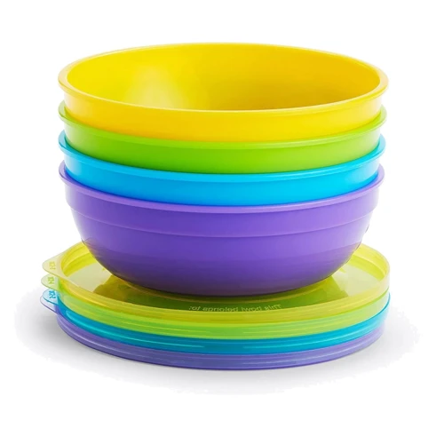 Набір посуду Munchkin Love-a-Bowls (43867): Матеріал пластик