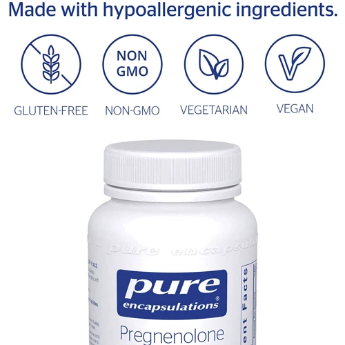 Pure Encapsulations Pregnenolone 30 mg 60 caps (PE-00221): Пол Унисекс