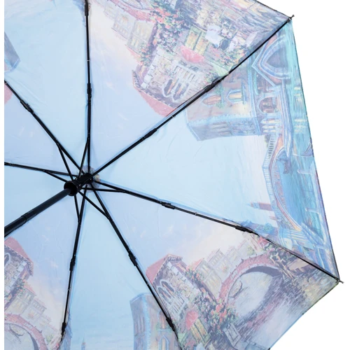 Зонт женский автомат Magic Rain голубой (ZMR7251-14): Механизм Автомат
