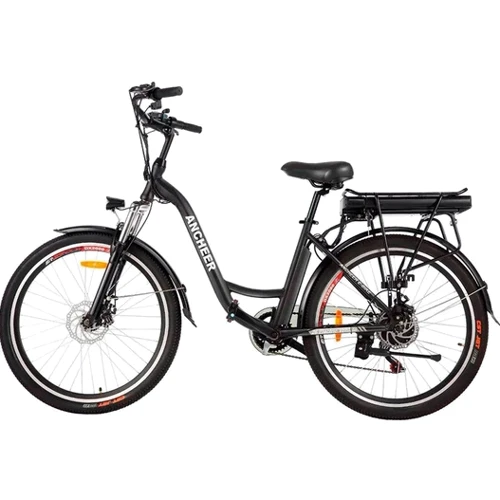 Электровелосипед Ancheer A6 (250 Вт, 12,5 А/год, 36 В, 25 км/год), колеса 26", чорний