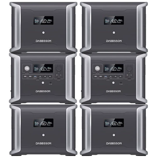 Зарядна станція Dabbsson 2xDBS1300 + Додаткова батарея 4xDBS1700B 1200W 9460Wh