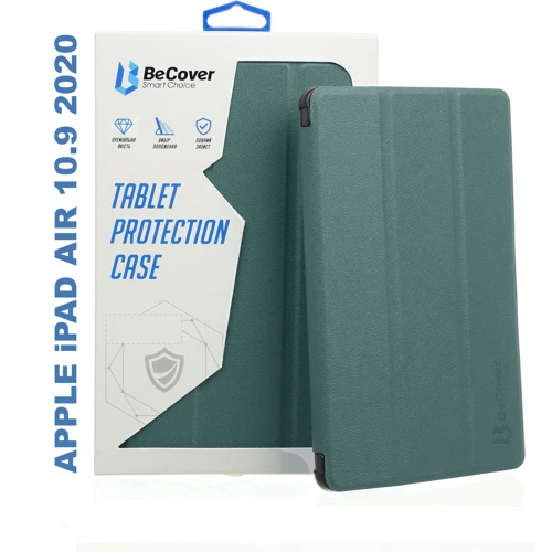 Аксессуар для iPad BeCover Smart Case Dark Green (705494) for iPad Air 2020/iPad Air 2022: Цвет зеленый