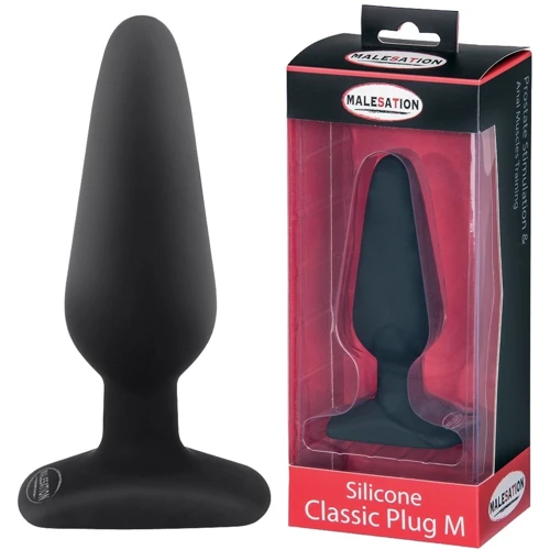 Анальная пробка Malesation Silicone Classic Plug M
