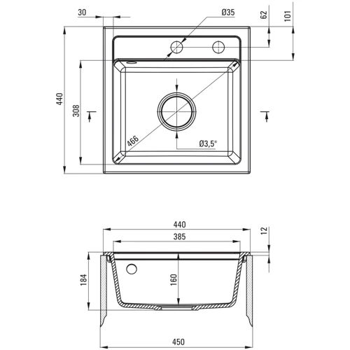 Deante Zorba ZQZ 7103