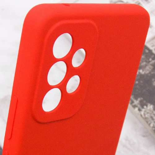 Чехол для телефонов Lakshmi Premium Case Silicone Cover Full Camera Red for Samsung A736 Galaxy A73 5G: Пленка в комплекте нет