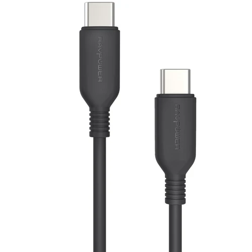 Кабель RavPower Cable USB-C to USB-C 1m Black (RP-CB018)