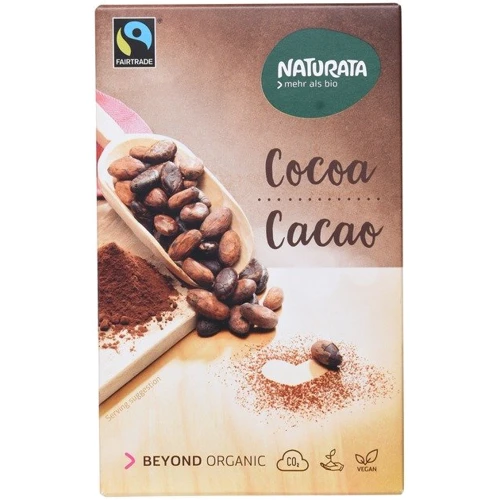 Какао порошок Naturata с пониженным содержанием жира органический 125 г (4024297467489)