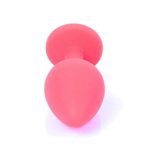 Анальная пробка с кристаллом Boss Series Exclusivity Jewellery Silicon Plug S