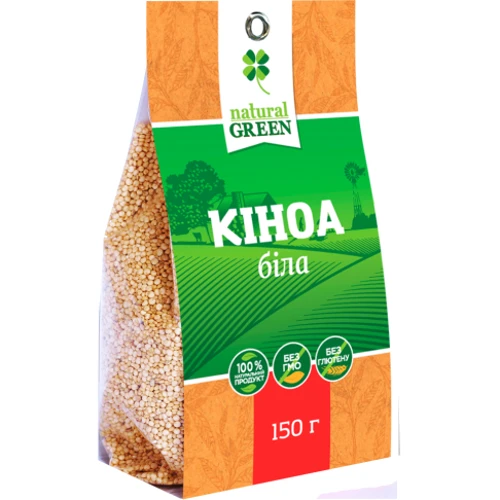 Киноа белая, Natural Green, 150 г (WT3161)