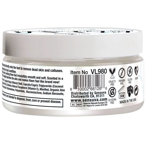 Скраб для ніг Sensuva ELXYR Foot Scrub Peppermint (236 мл)