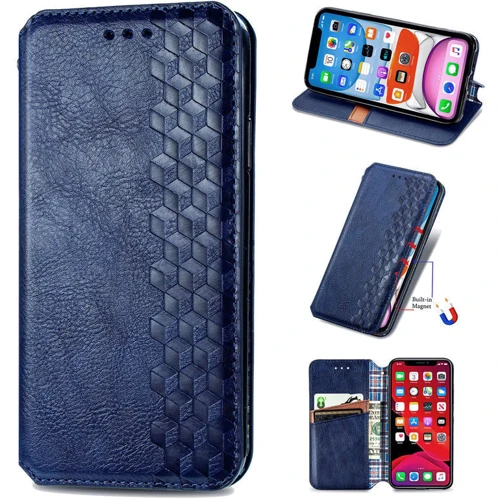 Чехол для телефонов Mobile Case Getman Cubic Blue for Samsung M336 Galaxy M33 5G: Материал искусcтвенная кожа и термополиуретан