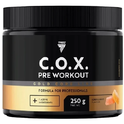 Предтренировочный комплекс Trec Nutrition Gold Core Line C.O.X 250 g / 10 servings / sour gummy