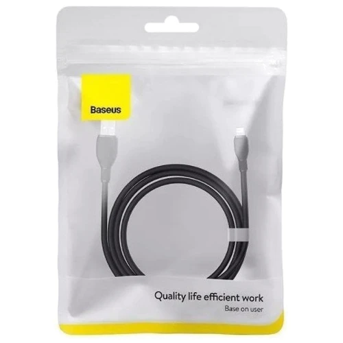 Кабель Baseus USB Cable to Lightning Pudding Series 2.4A 2m Black (P10355703111-01) фото 4