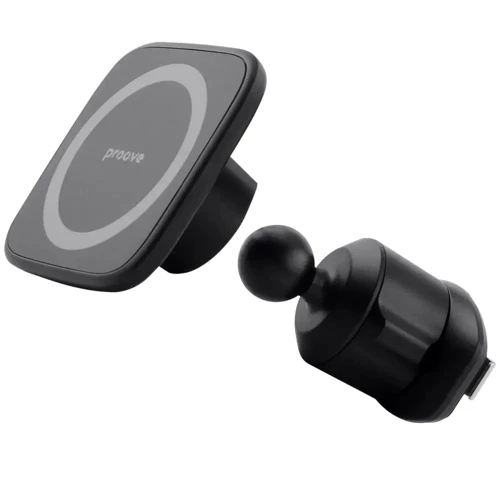 Держатель Proove Car Holder Air Vent Magnetic Ring Black (CHMA00000001) for iPhone 16 I 15 I 14 I 13 I 12 series: Совместимость Apple