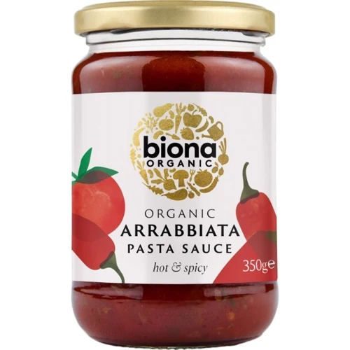 Соус Арраббьята для пасты Biona Organic Arrabbiata Pasta Sauce органический 350 г (5032722308367)