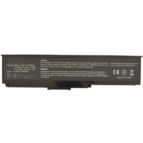 Батарея для ноутбука Dell WW116 Inspiron 1420 10.8V Black 5200mAh OEM (902519)