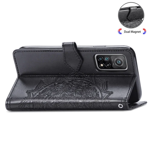 Аксессуар для смартфона Mobile Case Book Cover Art Leather Black for Xiaomi Mi 10T / Mi 10T Pro: Материал искусcтвенная кожа
