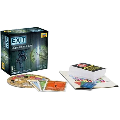 Настольная игра Zvezda Exit-квест: Заброшенный дом (Exit: The Game - The Abandoned Cabin)