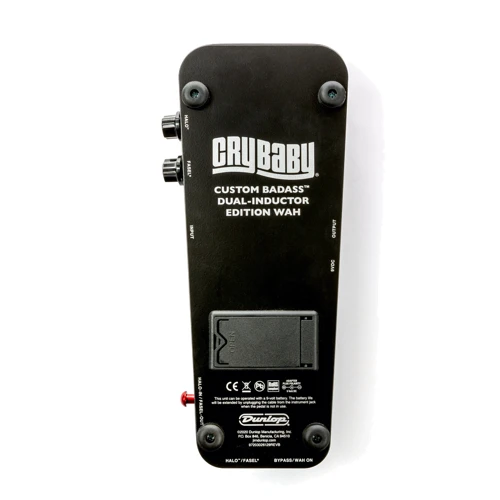 Педаль гитарных эффектов Педаль эффектов Dunlop GCB65 Cry Baby Custom Badass Dual-Inductor Edition Wah: Принцип действия Аналоговый