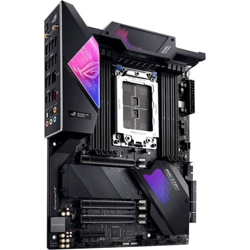 ASUS ROG STRIX TRX40-XE GAMING: Разъемы на плате USB 2.0, SATA 3.0, M.2