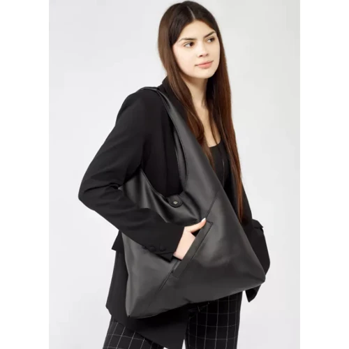 Женская сумка хобо Sambag HOBO M черная (53200001) фото 10