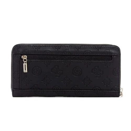 Жіночий гаманець Guess Logo Love Slg Large Zip Around чорний (SWSG7662460-BLA): Стать жіночий