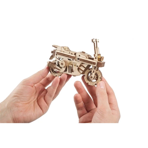 Механический 3D пазл UGEARS Мото Компакт Складной скутер (70168) фото 6