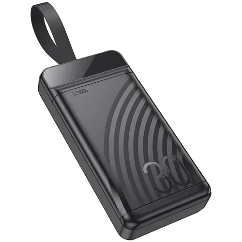 Внешний аккумулятор Hoco Power Bank 30000mAh J123B Element 22.5W+PD20W Black: Встроенный кабель нет