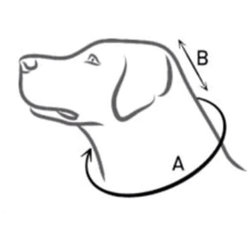 Комір нейлоновий Collar Dog Extremе легкий №3 А: 32-38 см У: 15.5 см лабрадор доберман (1498) фото 4