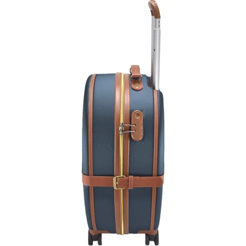 Чемодан Semi Line 24" (M) Blue/Brown синий/коричневый (T5672-3): Фактура Матовая