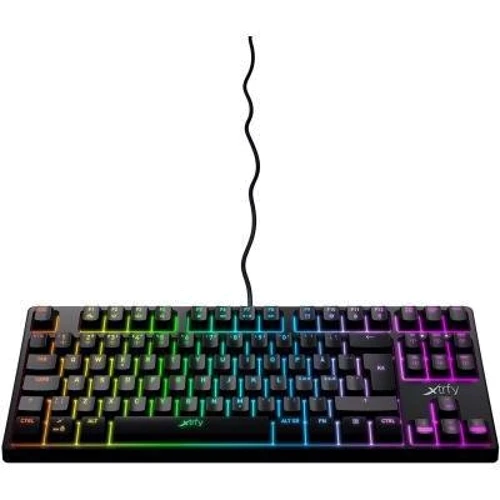 Клавиатура Xtrfy K4 TKL RGB Kailh Red USB Black UKR RUS (XG-K4-RGB-TKL-R-UKR): Подключение проводное