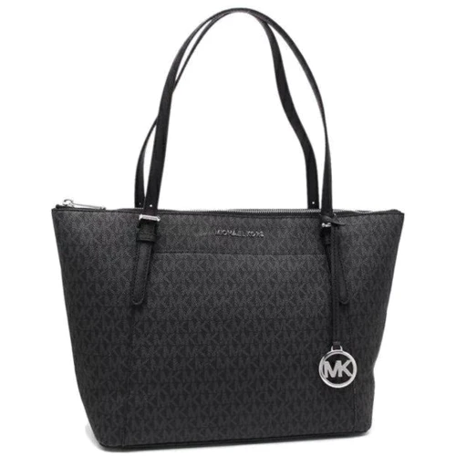 Жіноча сумка тоут Michael Kors чорна (192877301288): Тип ручки З двома ручками, Довга ручка